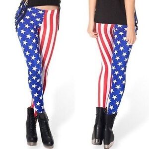 BlackMilk Kids in Amerika leggings American flag size small